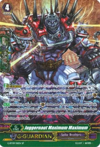 Juggernaut Maximum Maximum (SP), G-BT09: Divine Dragon Caper G-BT09/S11EN