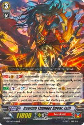 Roaring Thunder Spear, Jalil, G-BT09: Divine Dragon Caper G-BT09/031EN
