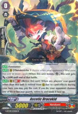 Ascetic Dracokid, G-BT09: Divine Dragon Caper G-BT09/034EN