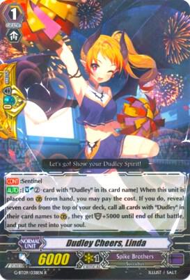 Dudley Cheers, Linda, G-BT09: Divine Dragon Caper G-BT09/038EN