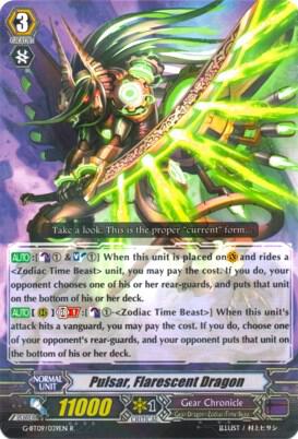 Pulsar, Flarescent Dragon, G-BT09: Divine Dragon Caper G-BT09/039EN