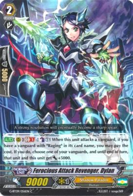 Ferocious Attack Revenger, Dylan, G-BT09: Divine Dragon Caper G-BT09/056EN