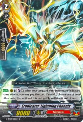 Eradicator, Lightning Phoenix, G-BT09: Divine Dragon Caper G-BT09/066EN