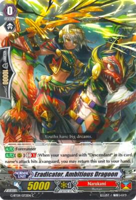 Eradicator, Ambitious Dragoon, G-BT09: Divine Dragon Caper G-BT09/072EN