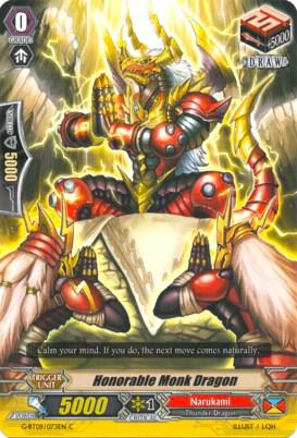 Honorable Monk Dragon, G-BT09: Divine Dragon Caper G-BT09/073EN