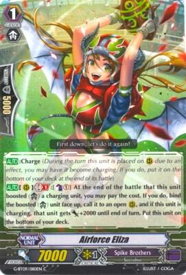 Airforce Eliza, G-BT09: Divine Dragon Caper G-BT09/080EN