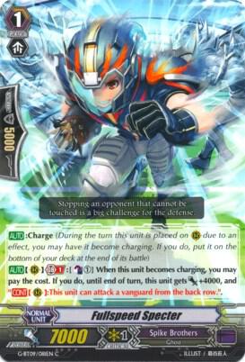 Fullspeed Specter, G-BT09: Divine Dragon Caper G-BT09/081EN