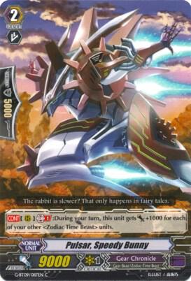 Pulsar, Speedy Bunny, G-BT09: Divine Dragon Caper G-BT09/087EN