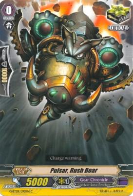 Pulsar, Rush Boar, G-BT09: Divine Dragon Caper G-BT09/090EN