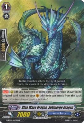 Blue Wave Dragon, Submerge Dragon, G-BT09: Divine Dragon Caper G-BT09/097EN