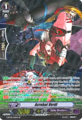 Acrobat Verdi (SP), G-BT09: Divine Dragon Caper G-BT09/S21EN