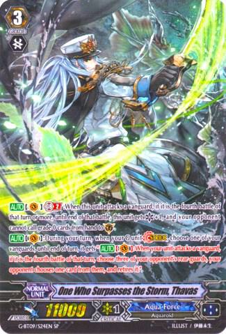 One Who Surpasses the Storm, Thavas (SP), G-BT09: Divine Dragon Caper G-BT09/S24EN