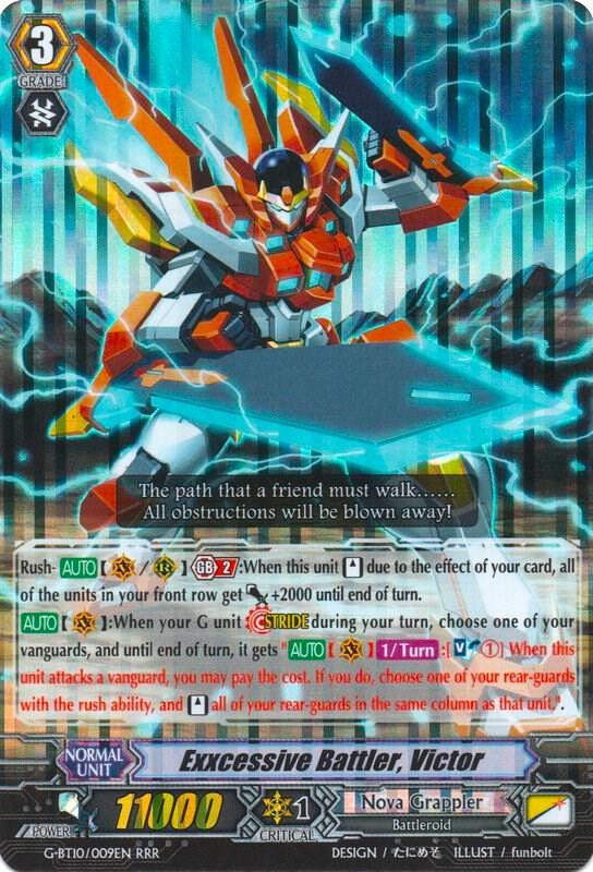 Exxcessive Battler, Victor, G-BT10: Raging Clash of the Blade Fangs G-BT10/009EN