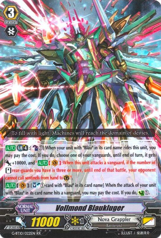 Vollmond Blaukluger, G-BT10: Raging Clash of the Blade Fangs G-BT10/022EN