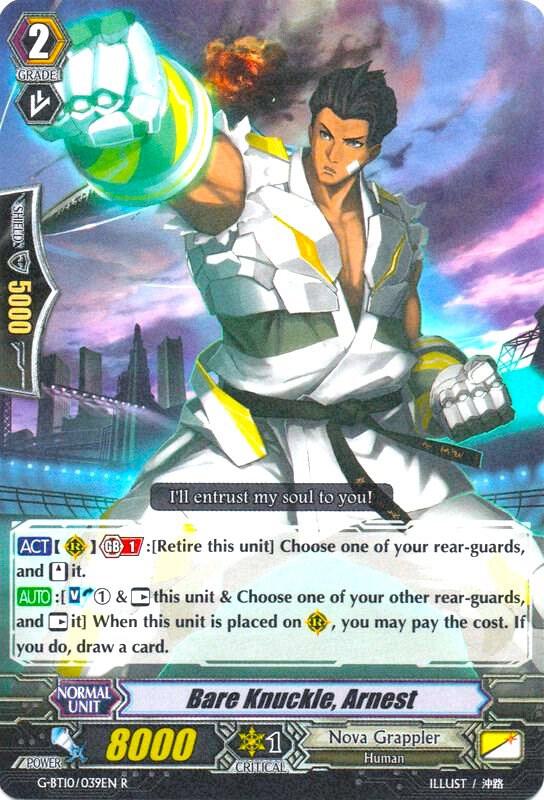Bare Knuckle, Arnest, G-BT10: Raging Clash of the Blade Fangs G-BT10/039EN