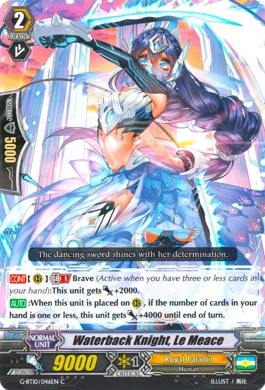 Waterback Knight, Le Meace, G-BT10: Raging Clash of the Blade Fangs G-BT10/046EN
