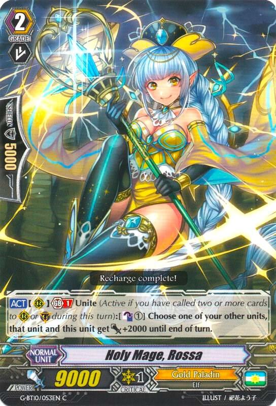 Holy Mage, Rossa, G-BT10: Raging Clash of the Blade Fangs G-BT10/053EN