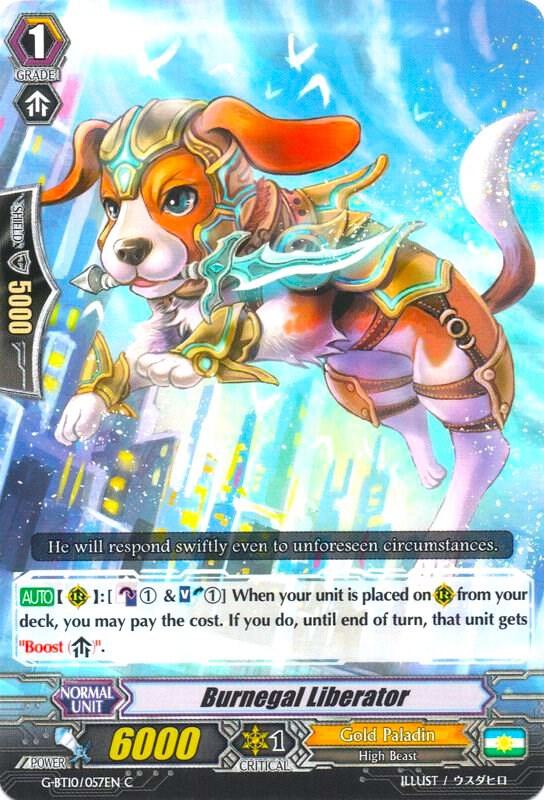Burnegal Liberator, G-BT10: Raging Clash of the Blade Fangs G-BT10/057EN