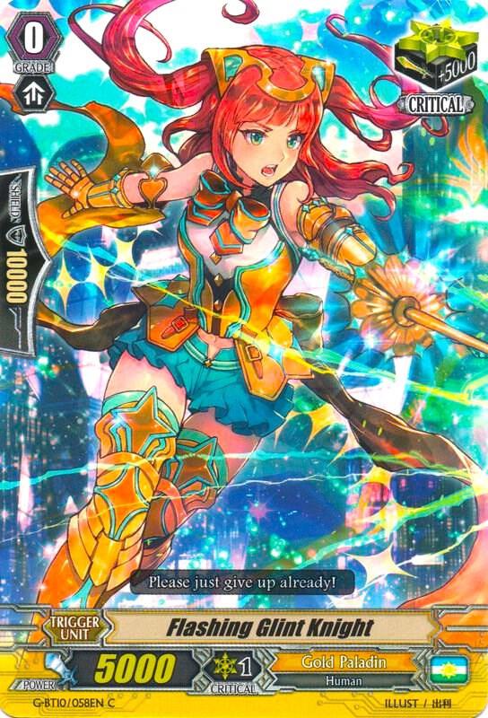 Flashing Glint Knight, G-BT10: Raging Clash of the Blade Fangs G-BT10/058EN