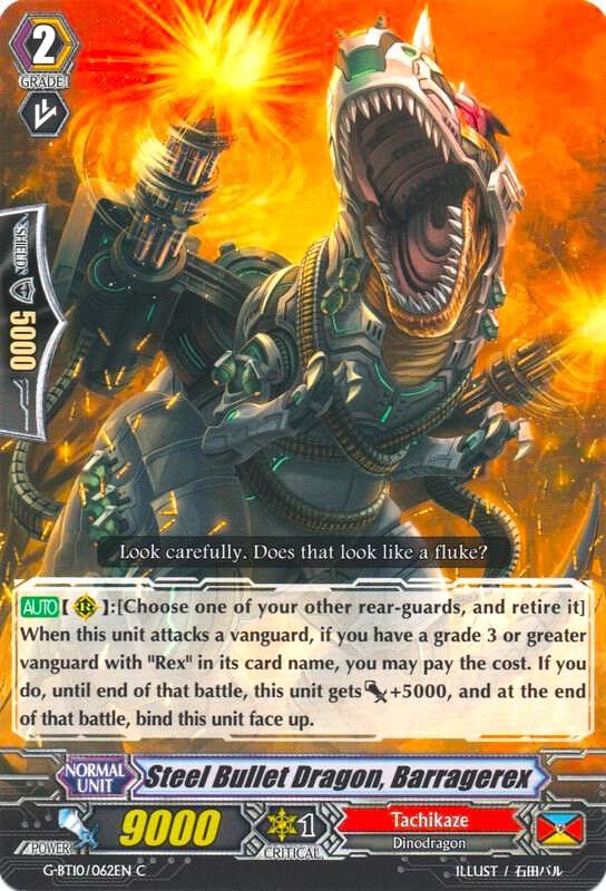 Steel Bullet Dragon, Barragerex, G-BT10: Raging Clash of the Blade Fangs G-BT10/062EN