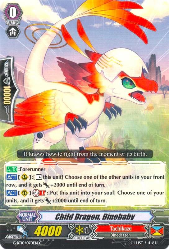 Child Dragon, Dinobaby, G-BT10: Raging Clash of the Blade Fangs G-BT10/070EN