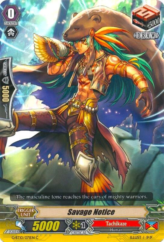 Savage Notice, G-BT10: Raging Clash of the Blade Fangs G-BT10/071EN