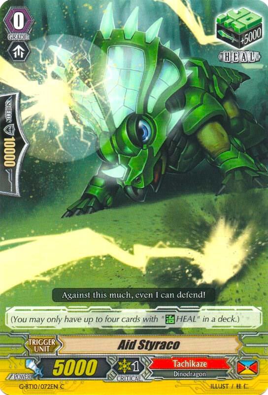 Aid Styraco, G-BT10: Raging Clash of the Blade Fangs G-BT10/072EN