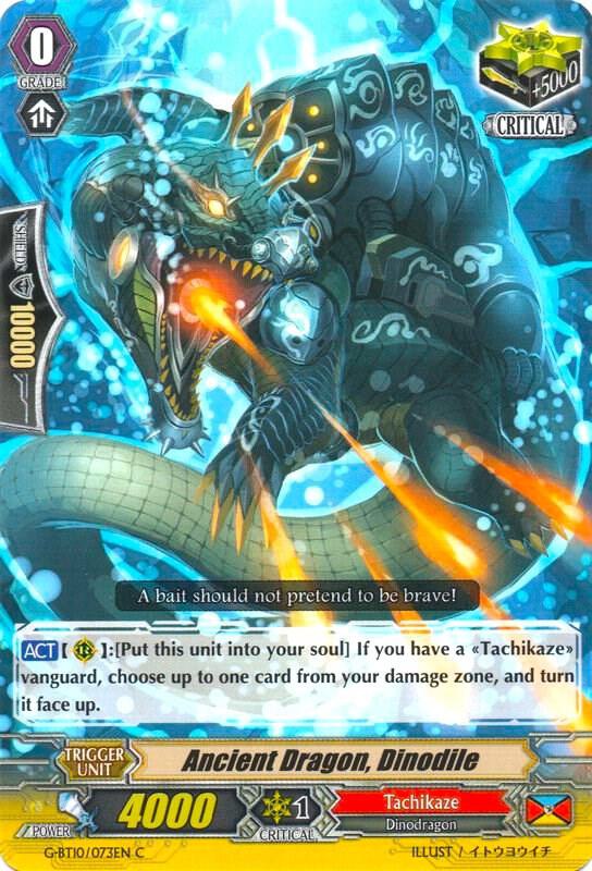 Ancient Dragon, Dinodile, G-BT10: Raging Clash of the Blade Fangs G-BT10/073EN