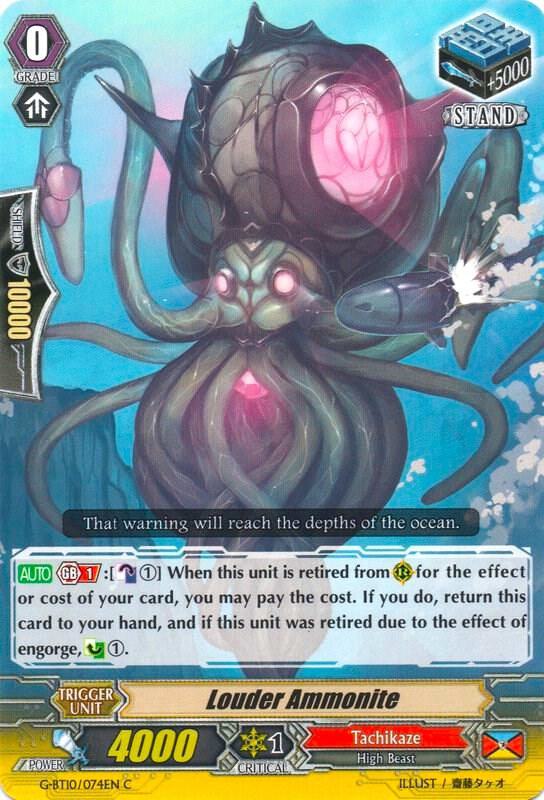 Louder Ammonite, G-BT10: Raging Clash of the Blade Fangs G-BT10/074EN