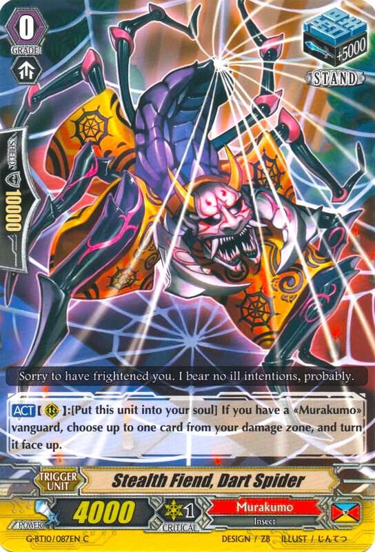 Stealth Fiend, Dart Spider, G-BT10: Raging Clash of the Blade Fangs G-BT10/087EN