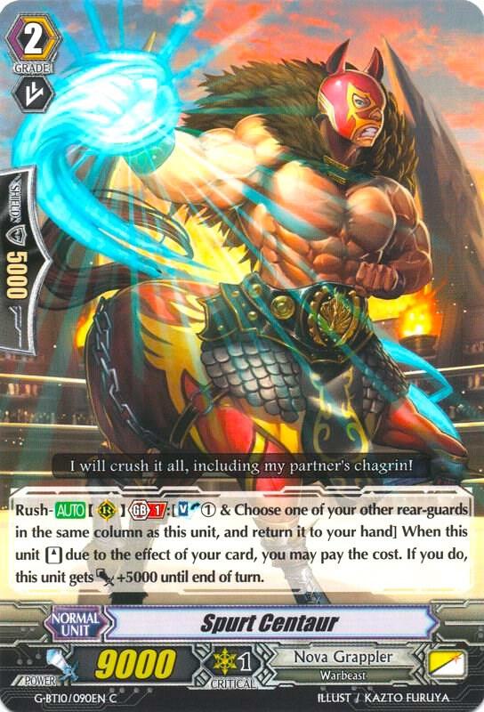 Spurt Centaur, G-BT10: Raging Clash of the Blade Fangs G-BT10/090EN