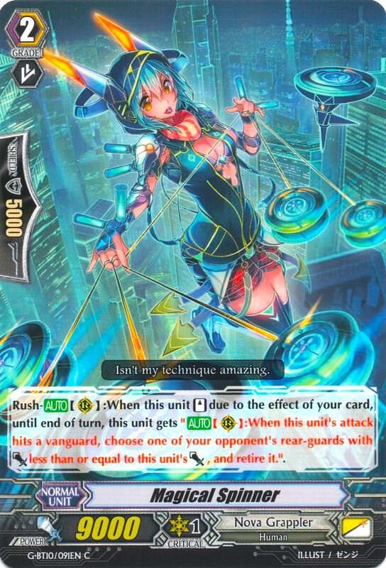 Magical Spinner, G-BT10: Raging Clash of the Blade Fangs G-BT10/091EN