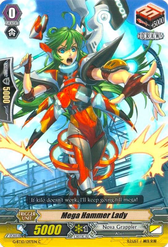 Mega Hammer Lady, G-BT10: Raging Clash of the Blade Fangs G-BT10/097EN