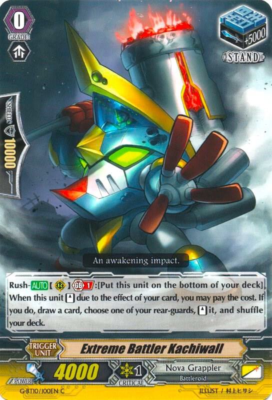 Extreme Battler Kachiwall, G-BT10: Raging Clash of the Blade Fangs G-BT10/100EN