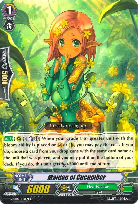 Maiden of Cucumber, G-BT10: Raging Clash of the Blade Fangs G-BT10/103EN