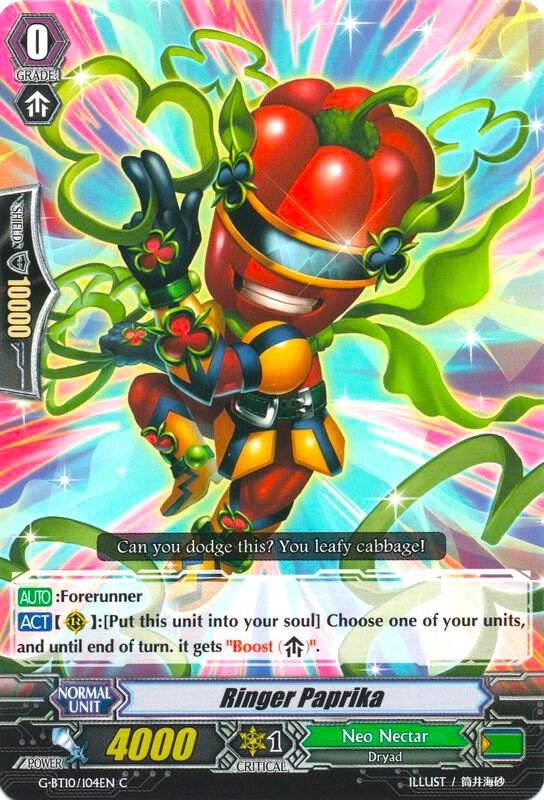 Ringer Paprika, G-BT10: Raging Clash of the Blade Fangs G-BT10/104EN