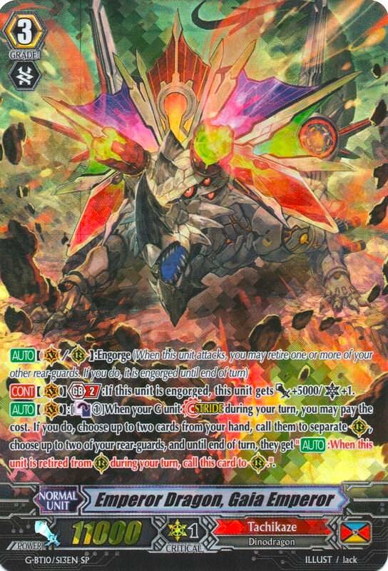 Emperor Dragon, Gaia Emperor (SP), G-BT10: Raging Clash of the Blade Fangs G-BT10/S13EN