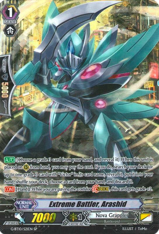 Extreme Battler, Arashid (SP), G-BT10: Raging Clash of the Blade Fangs G-BT10/S21EN