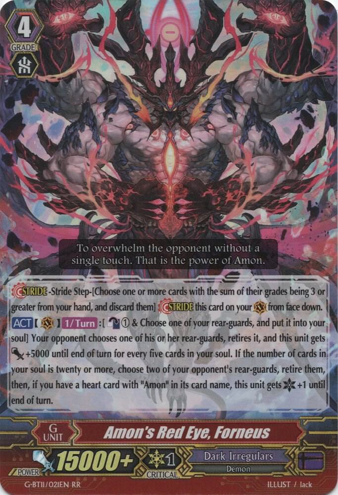 Amon's Red Eye, Forneus, G-BT11: Demonic Advent G-BT11/021EN