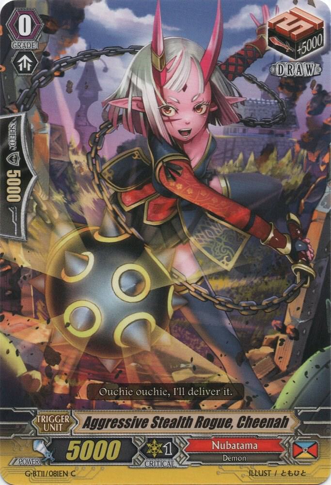 Aggressive Stealth Rogue, Cheenah, G-BT11: Demonic Advent G-BT11/081EN
