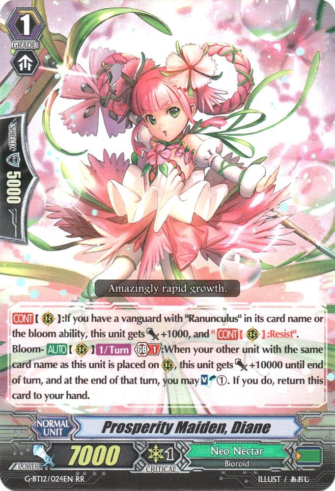 Prosperity Maiden, Diane, G-BT12: Dragon King's Awakening G-BT12/024EN