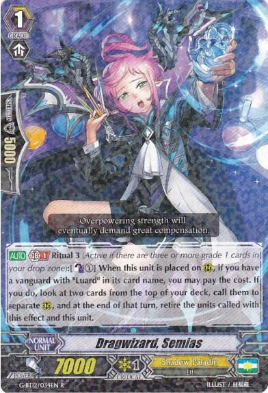 Dragwizard, Semias, G-BT12: Dragon King's Awakening G-BT12/034EN