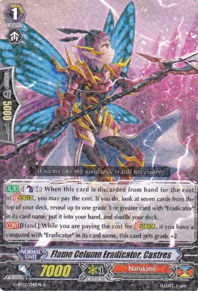 Flame Column Eradicator, Castres, G-BT12: Dragon King's Awakening G-BT12/041EN