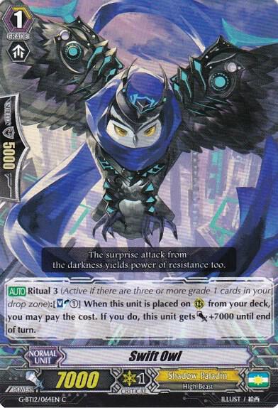 Swift Owl, G-BT12: Dragon King's Awakening G-BT12/064EN