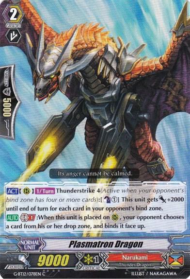 Plasmatron Dragon, G-BT12: Dragon King's Awakening G-BT12/078EN