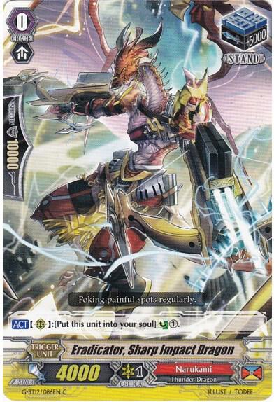 Eradicator, Sharp Impact Dragon, G-BT12: Dragon King's Awakening G-BT12/086EN