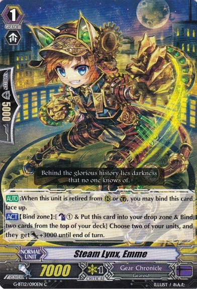 Steam Lynx, Emme, G-BT12: Dragon King's Awakening G-BT12/090EN
