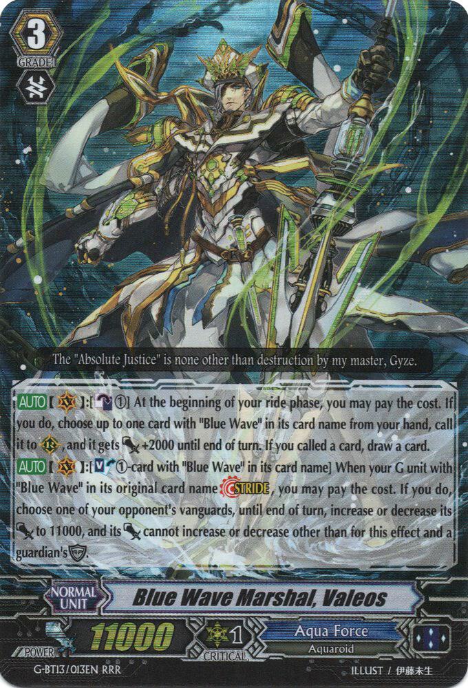 Blue Wave Marshal, Valeos, G-BT13: Ultimate Stride G-BT13/013EN