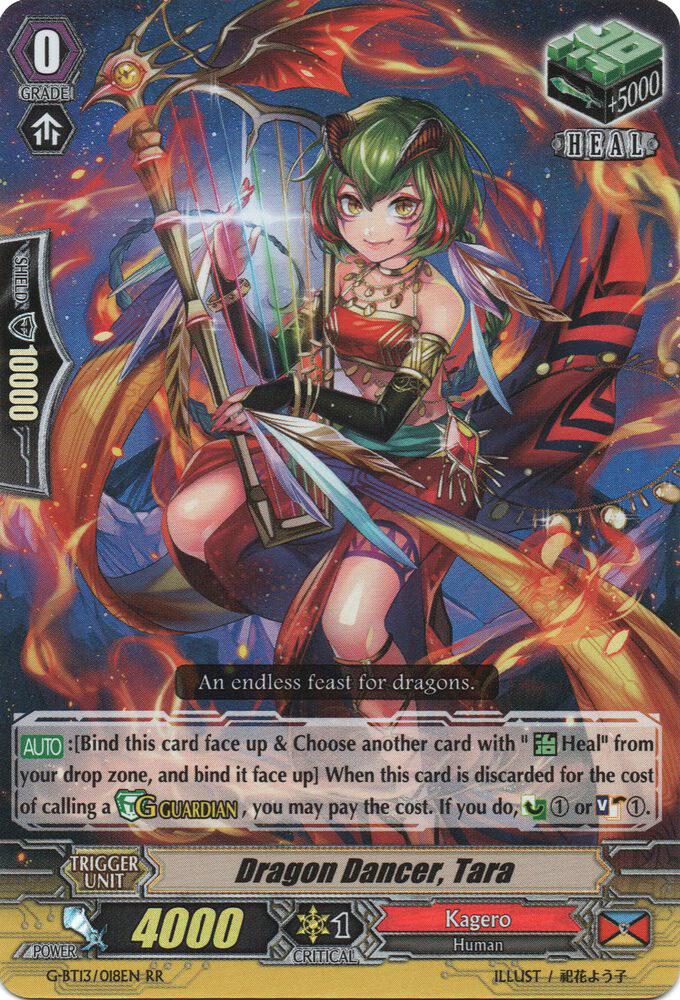 Dragon Dancer, Tara, G-BT13: Ultimate Stride G-BT13/018EN