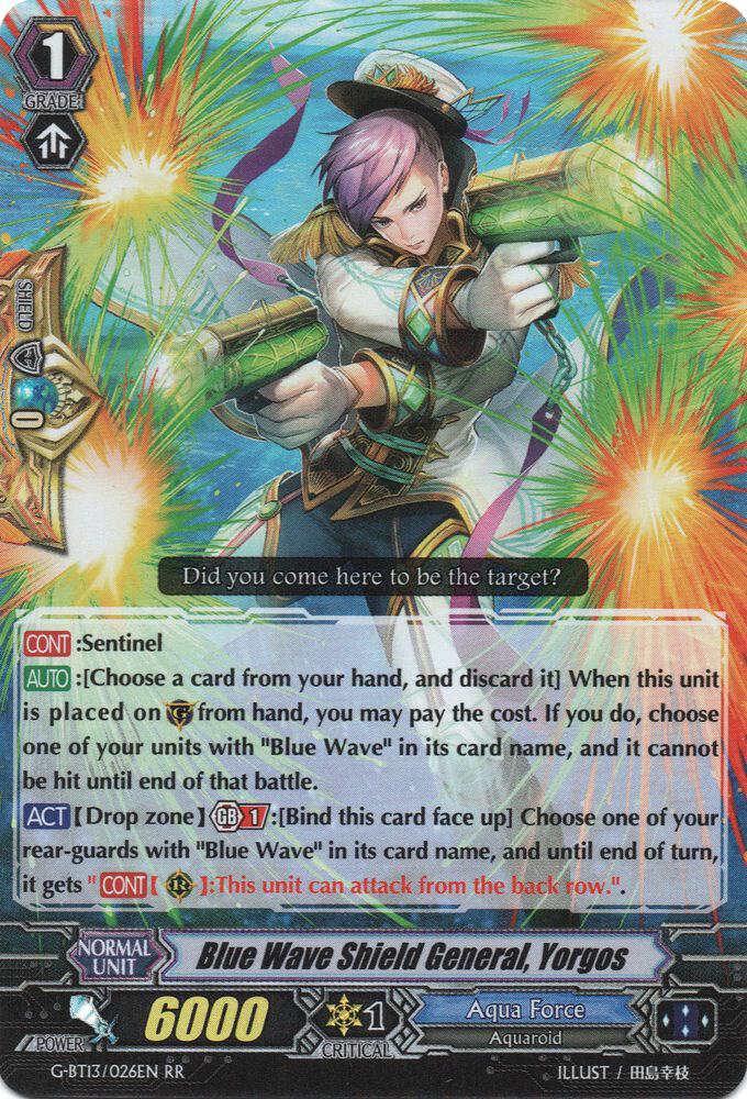 Blue Wave Shield General, Yorgos, G-BT13: Ultimate Stride G-BT13/026EN